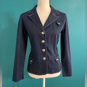 Dressbarn Lightweight Denim Jacket Blazer Women’s size 8